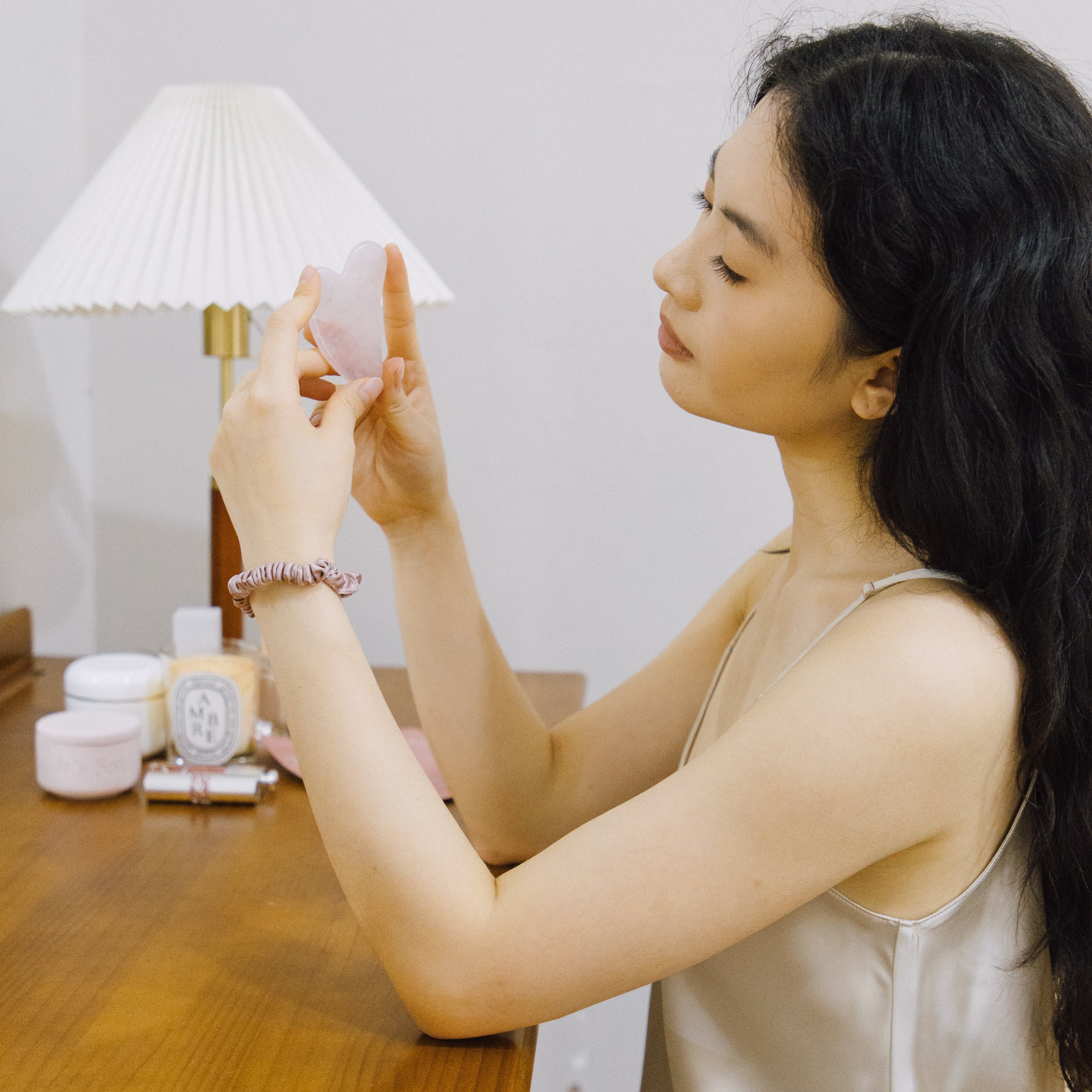 胭脂粉睡眠眼罩套裝 (含刮痧板)