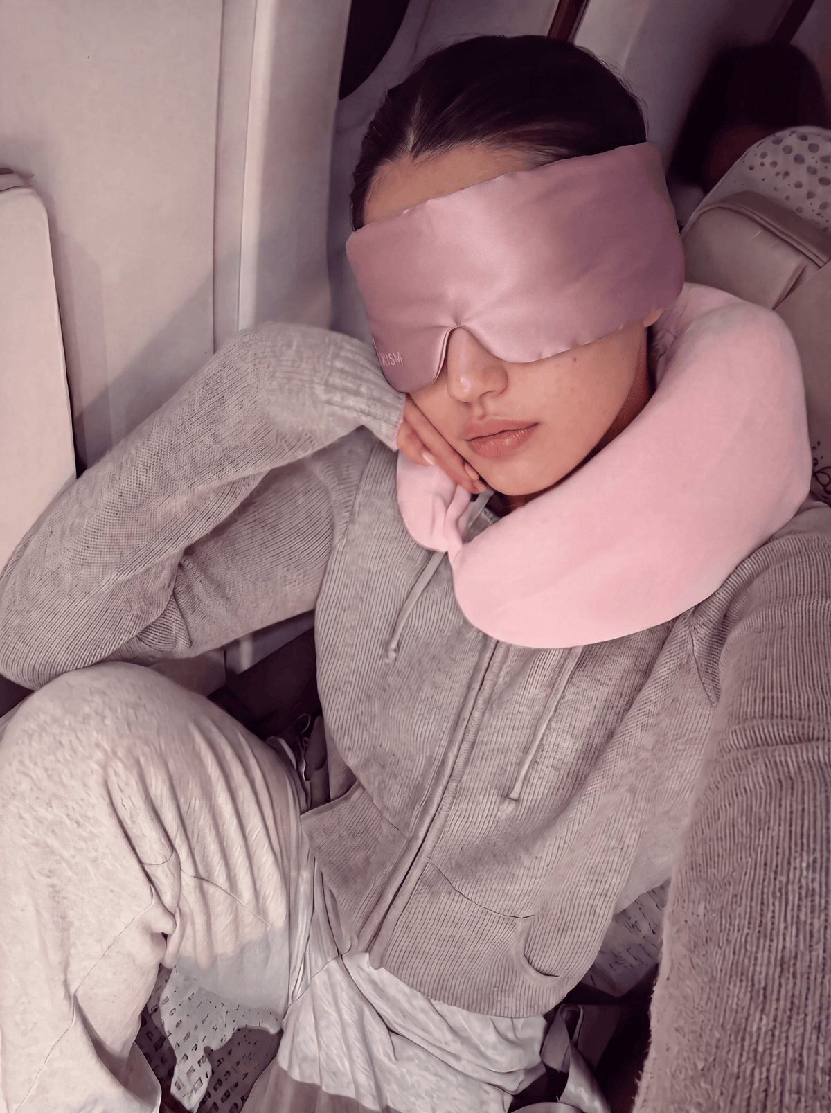 Blush Silk Eyemask