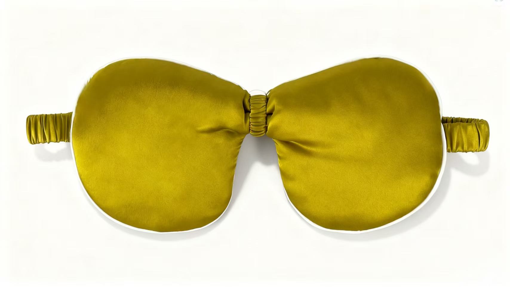Ribbon Eye Mask - Chartreuse