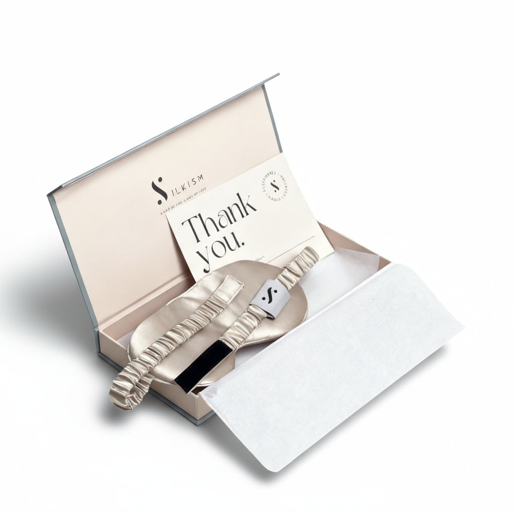 Silk Sleep Mask - Parchment