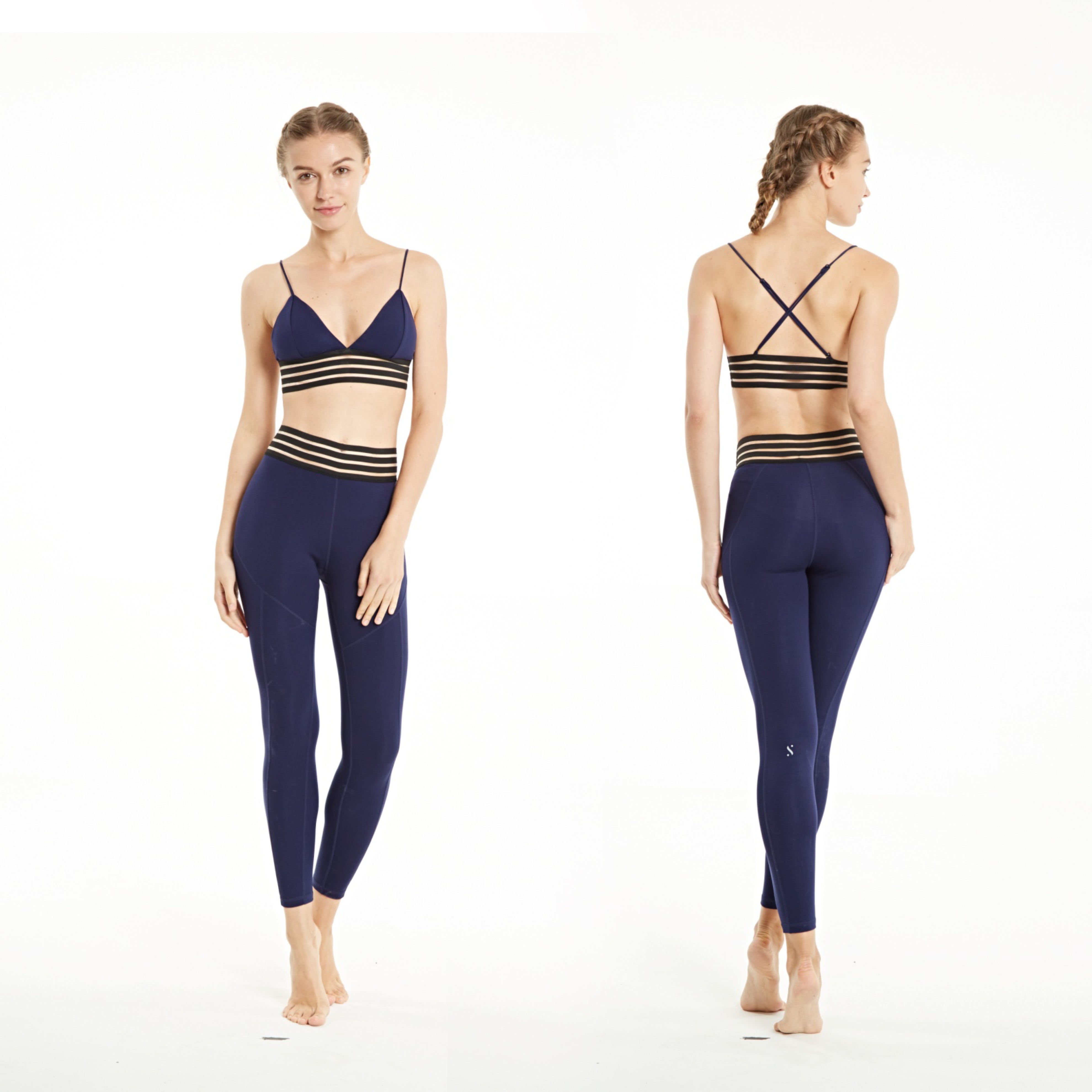 Stretch Leggings - Navy