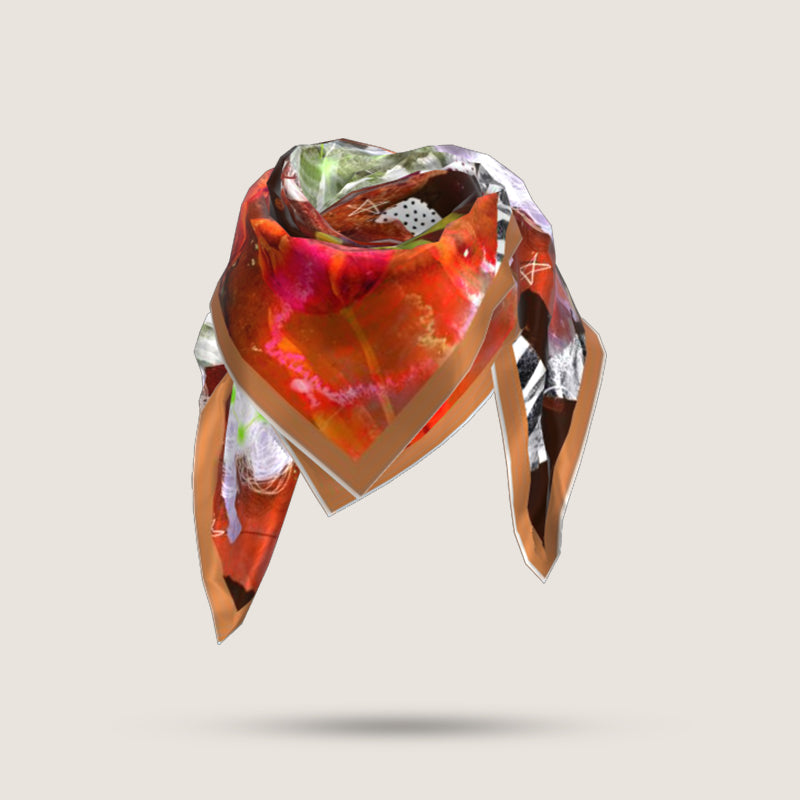 Zodiac silk scarves - Capricorn