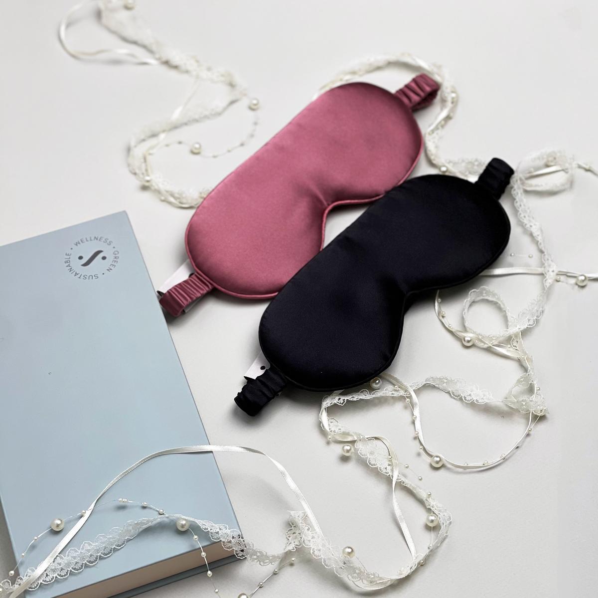 Silk Sleep Mask - Jet Black