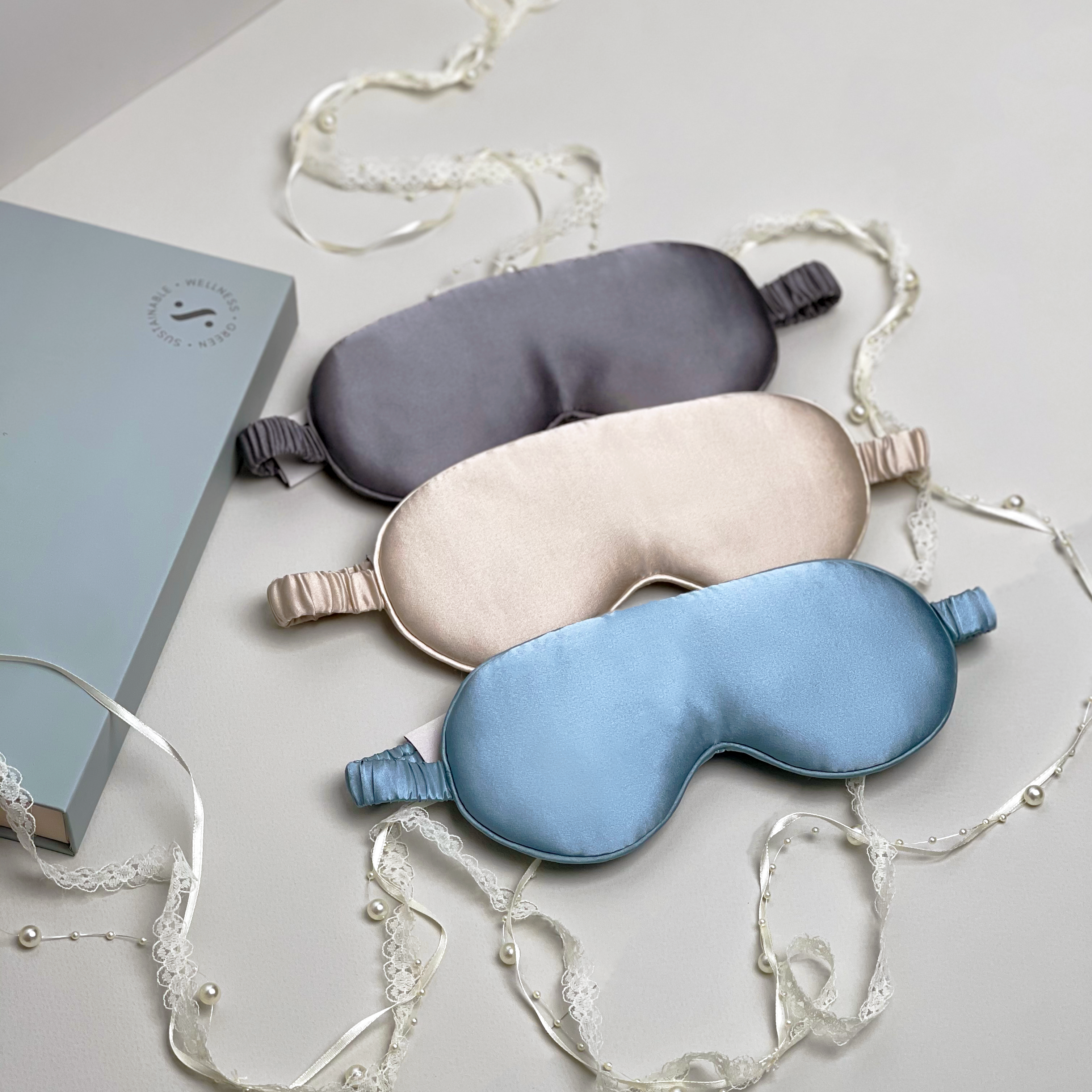 Silk Sleep Mask - Parchment