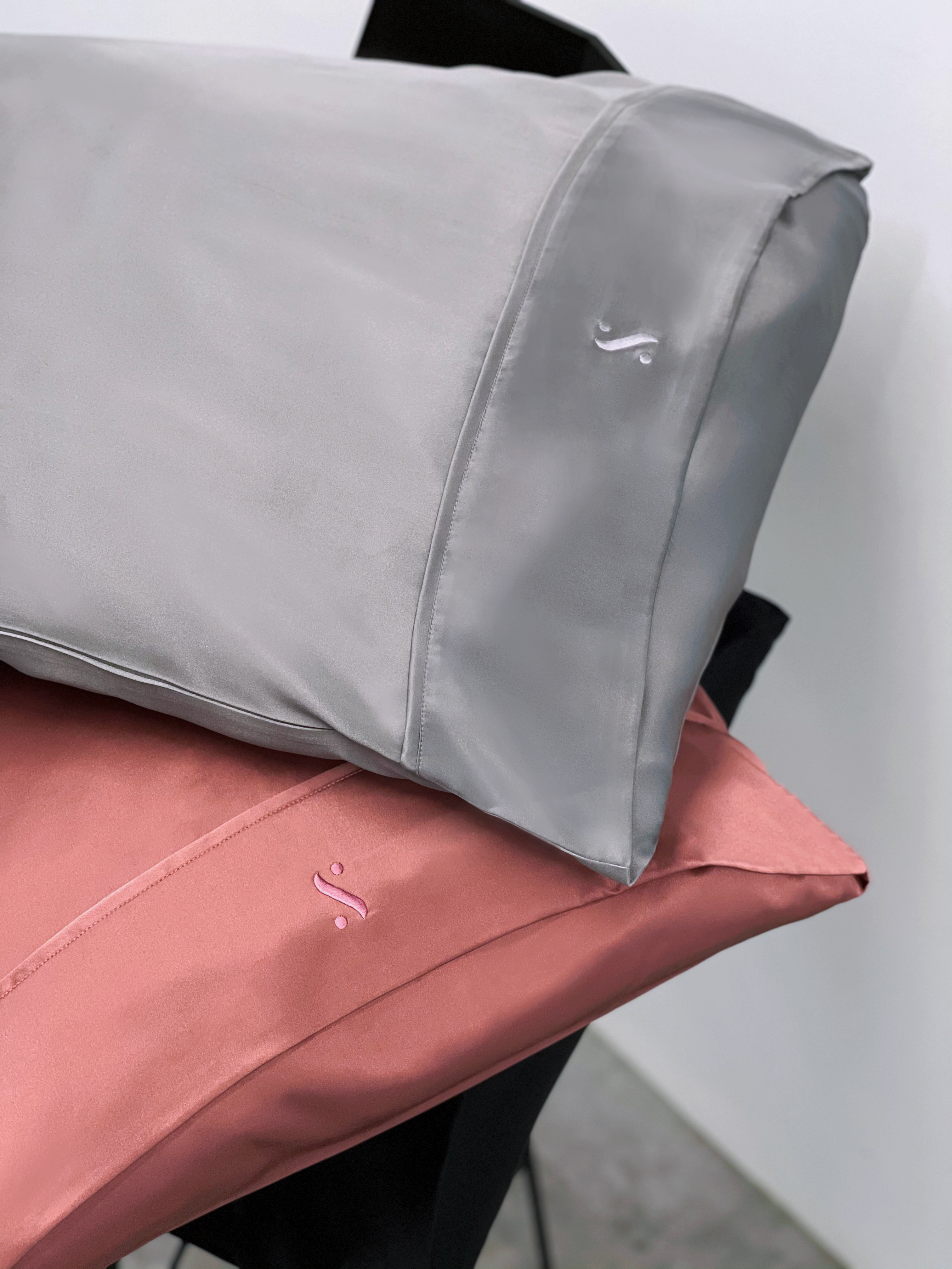 Silk Pillowcase - Ash Rose