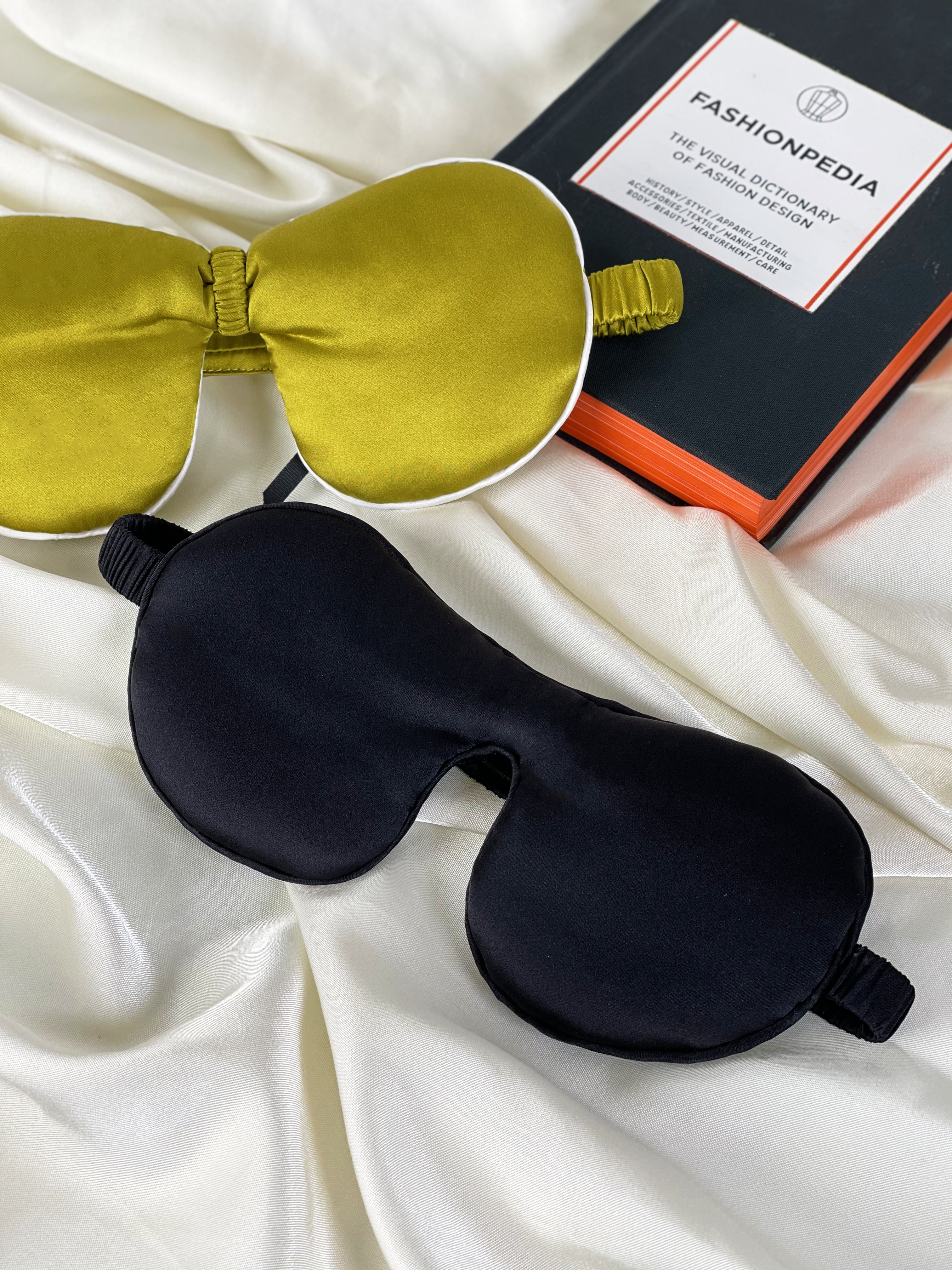 Ribbon Eye Mask - Black