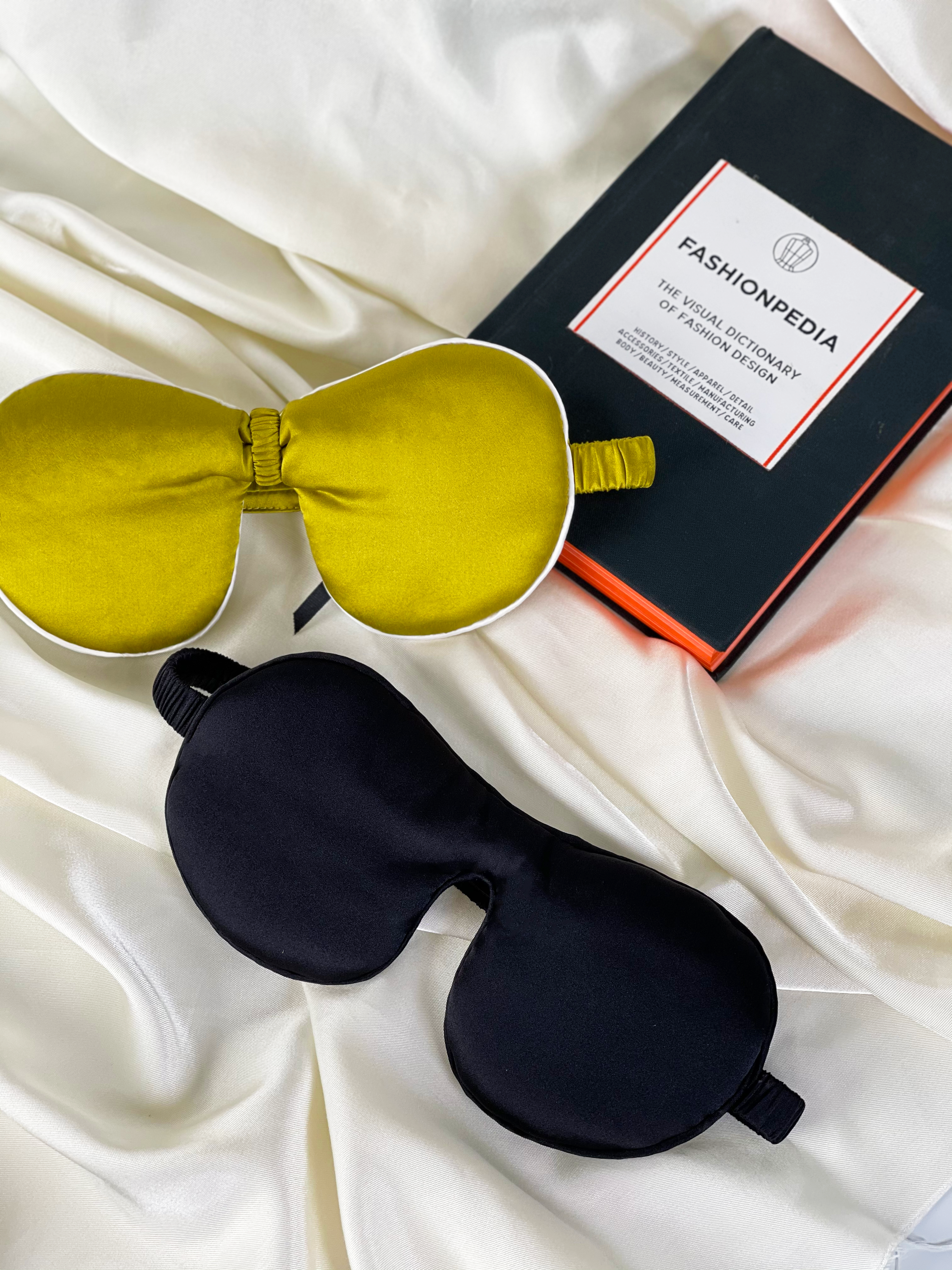 Ribbon Eye Mask - Chartreuse