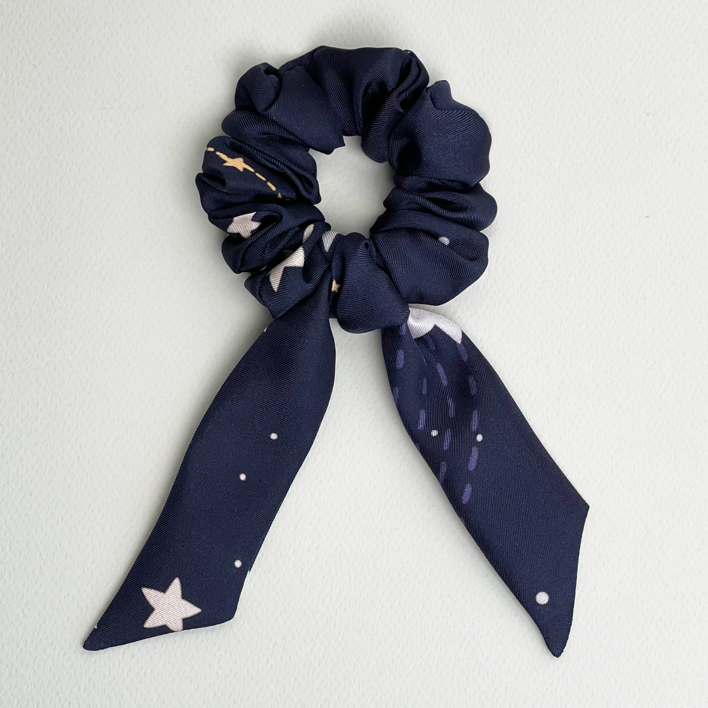 Silk Scrunchie - Starry Night