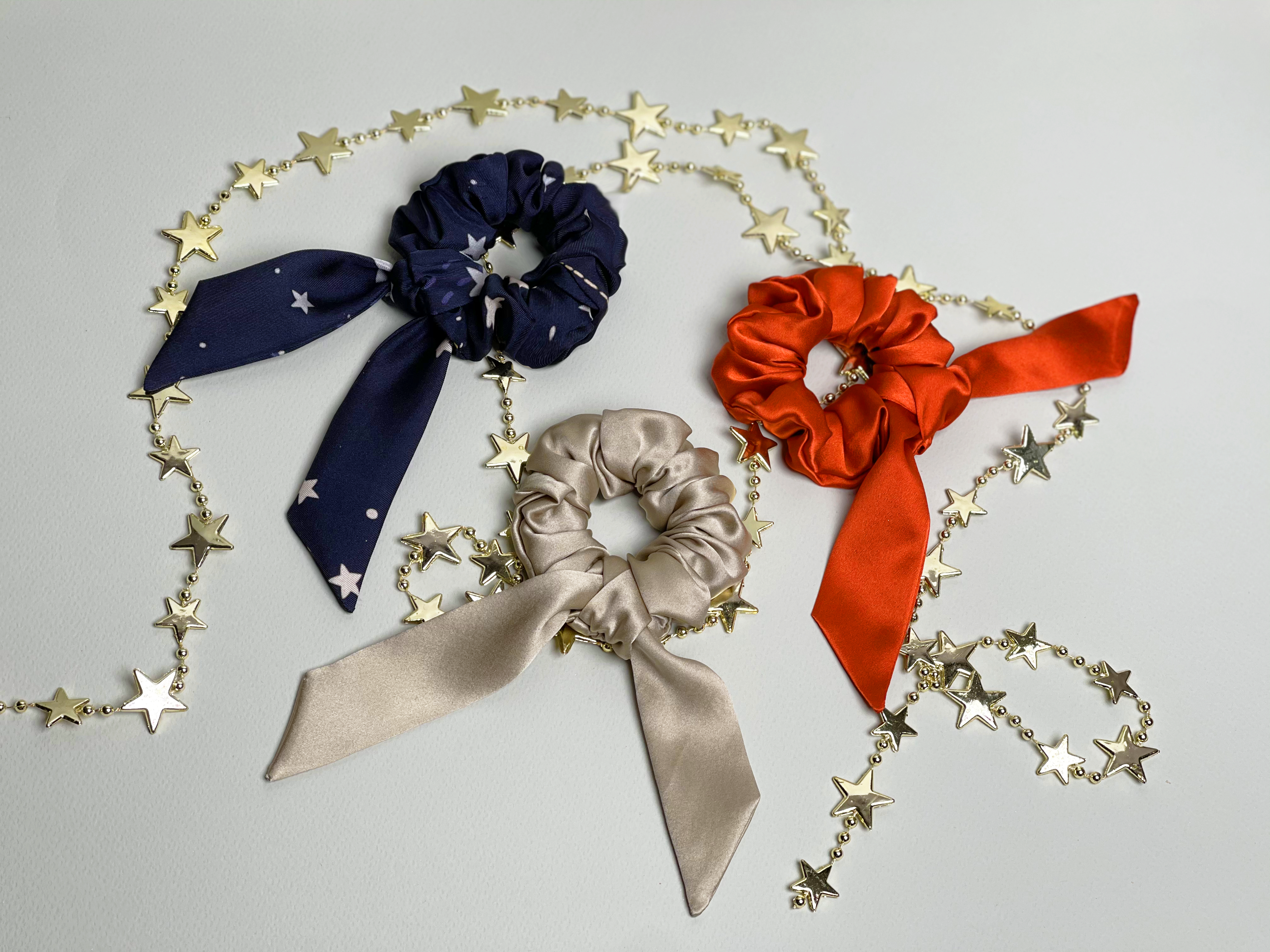 Silk Scrunchie - Fog