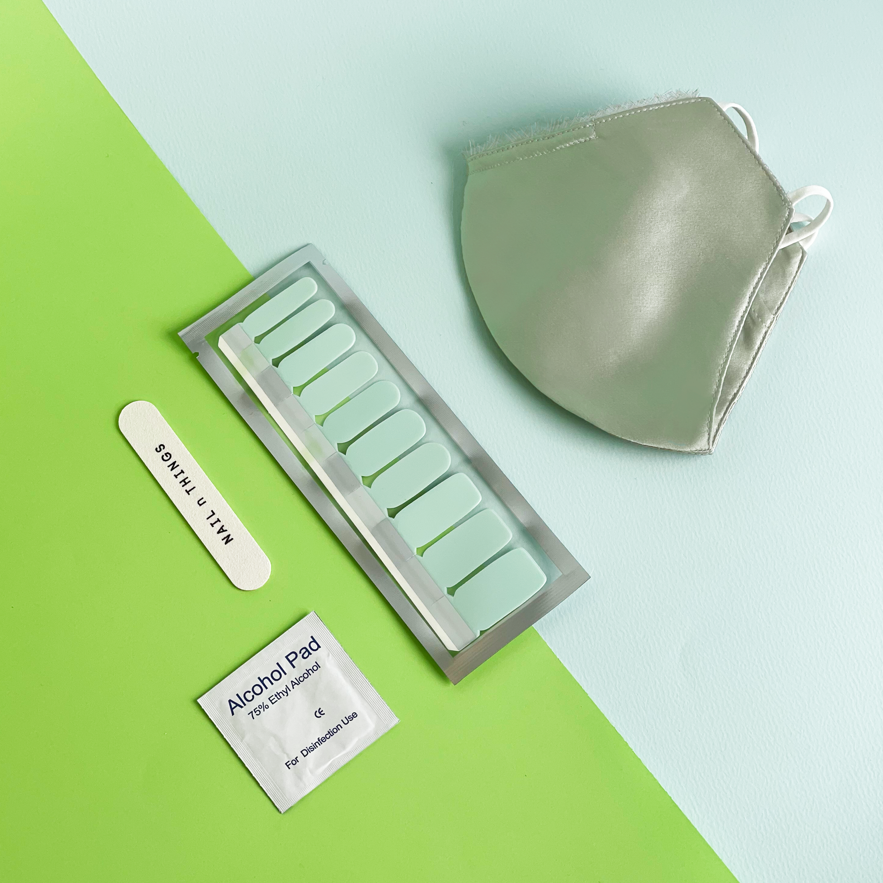 Silkism X Nail n Things Beauty Bundle - Moss Grey