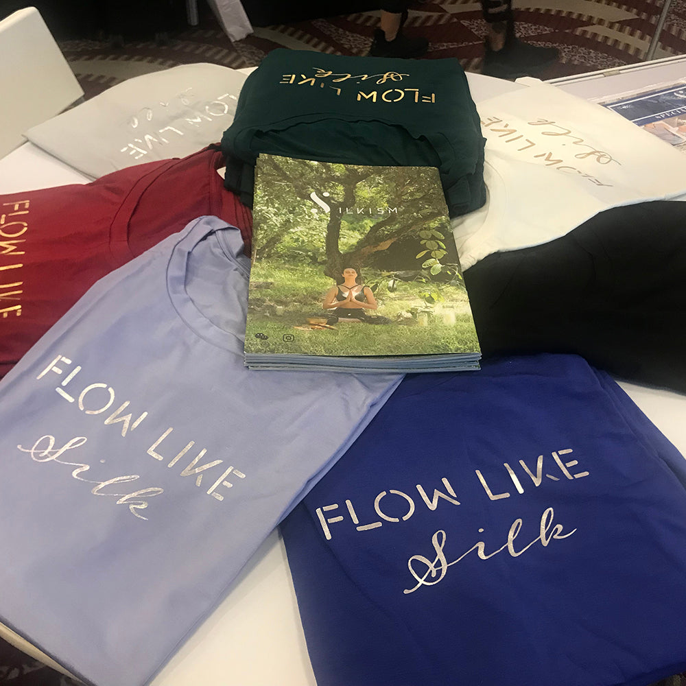 Flow like silk T-shirt - White