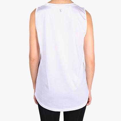 Flow like silk T-shirt - White