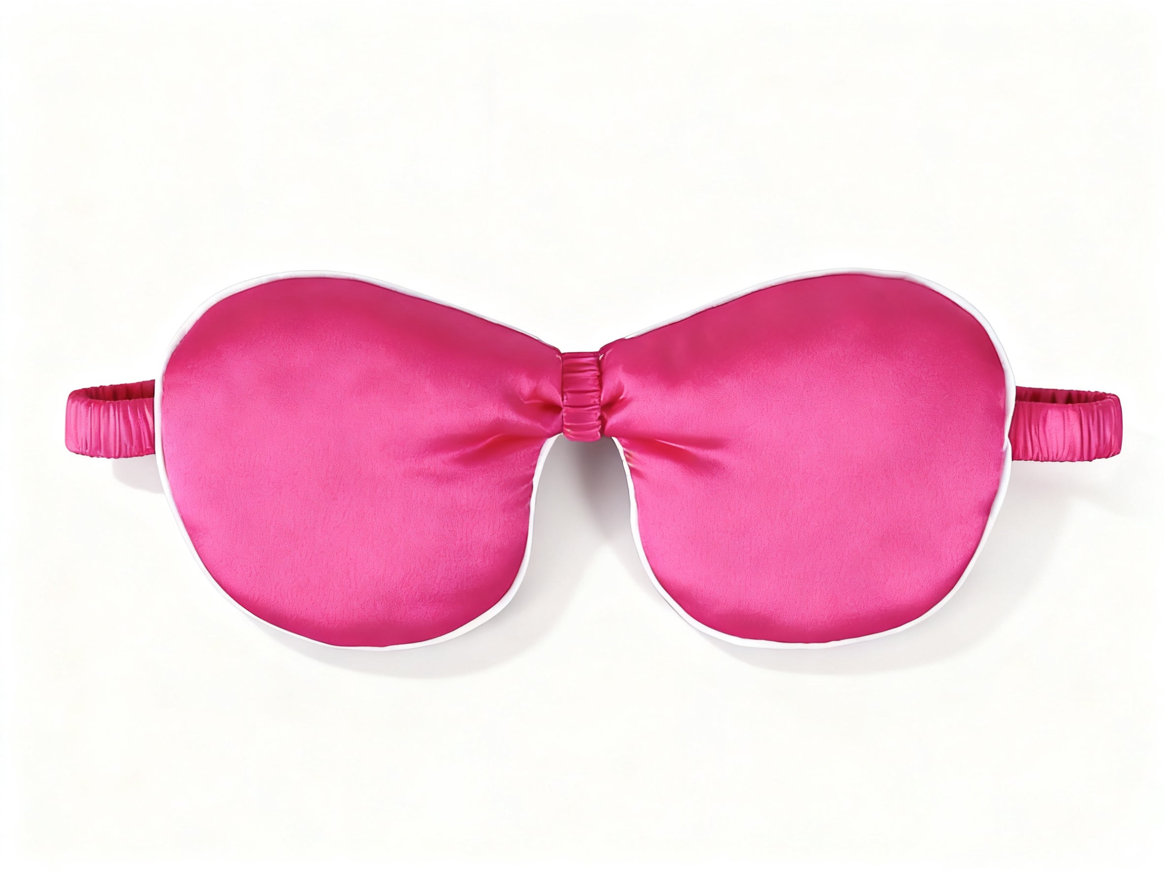 Ribbon Eye Mask - Azalea Pink