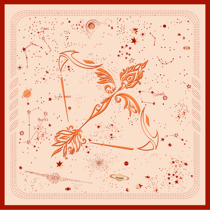 【Bundle Offer】Premium Silk Sleep Mask + Silk Zodiac Scarf