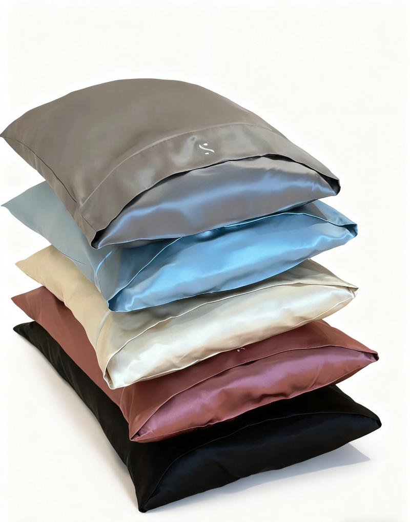 Silk Pillowcase - Jet Black