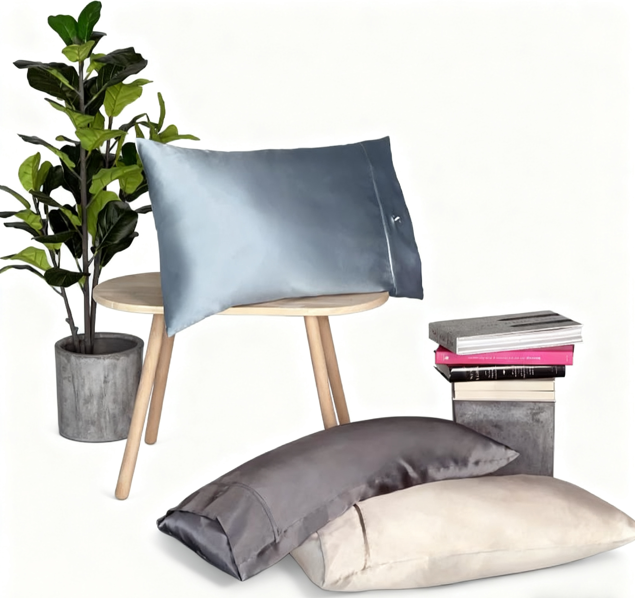 Silk Pillowcase - Gull