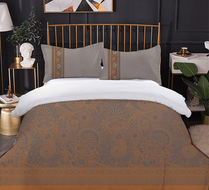 Luxury silk-like bedding set - Paisley