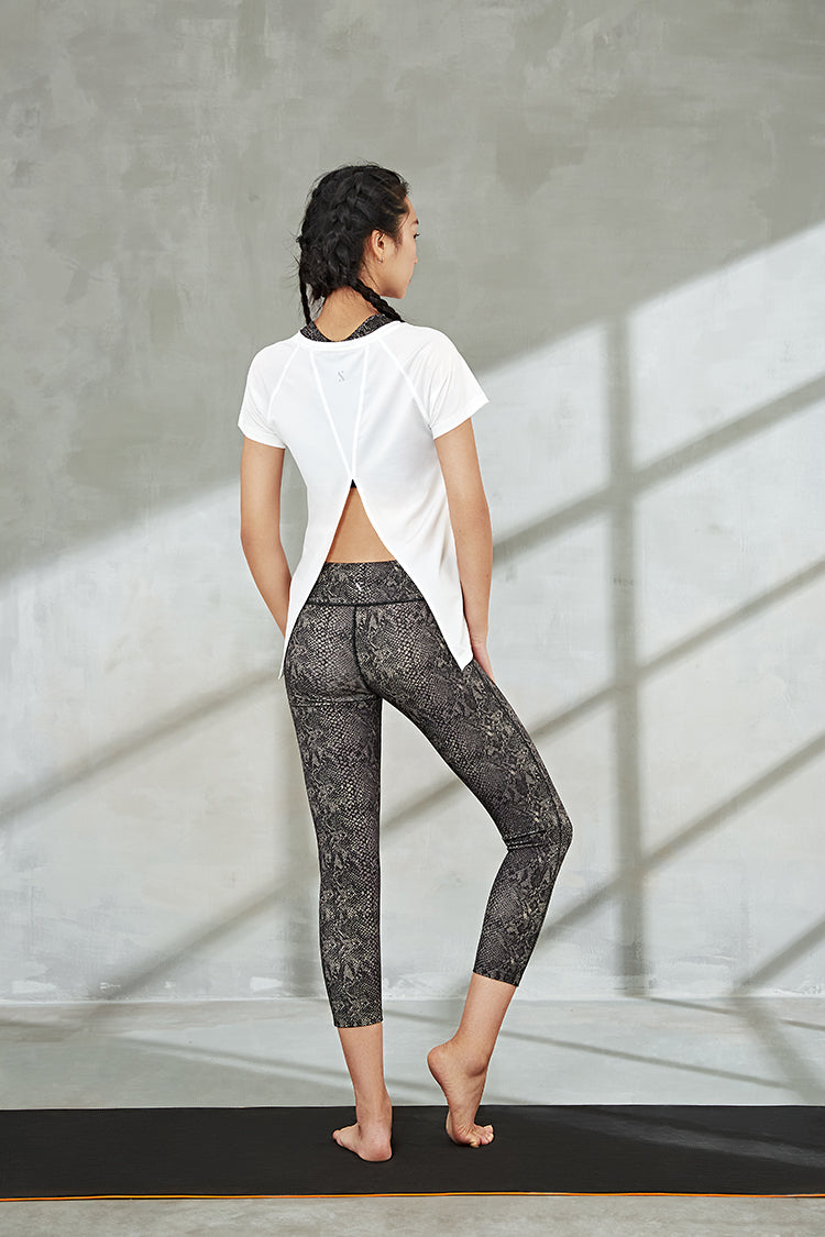 Stretch Leggings - Snake Skin