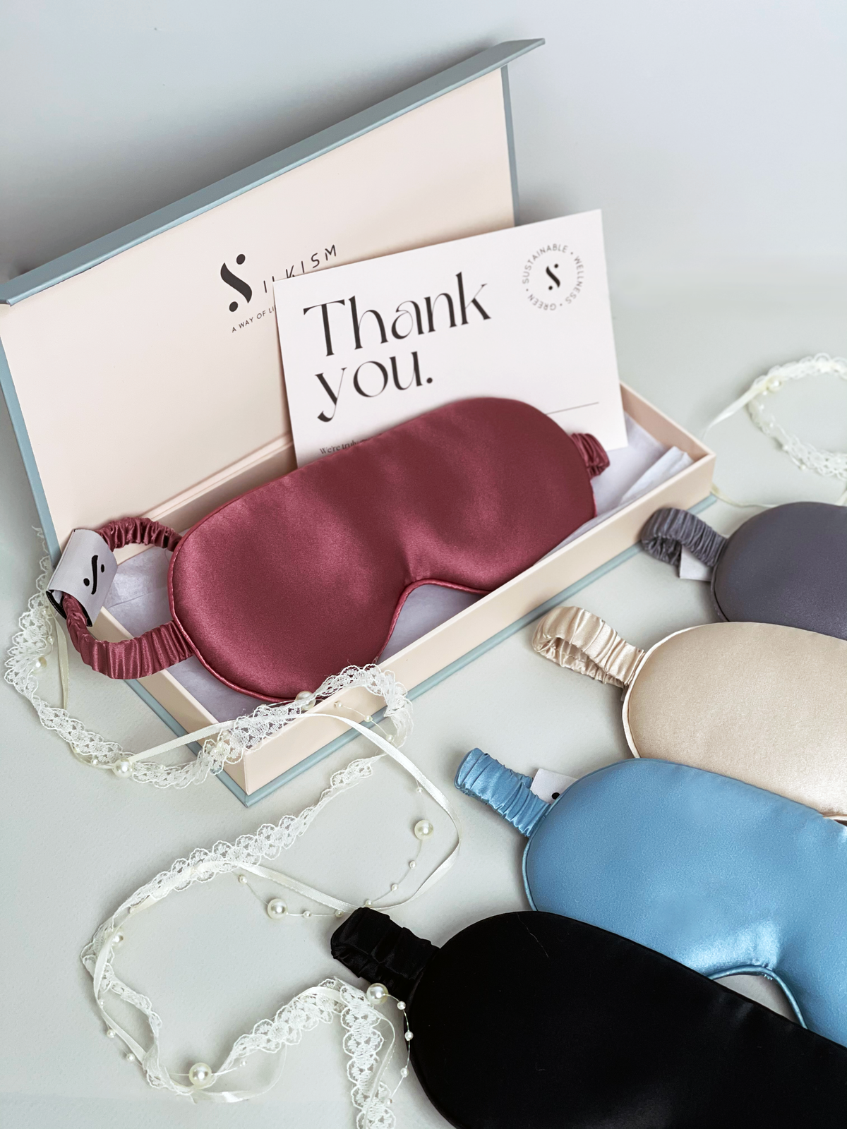 Silk Sleep Mask - Jet Black