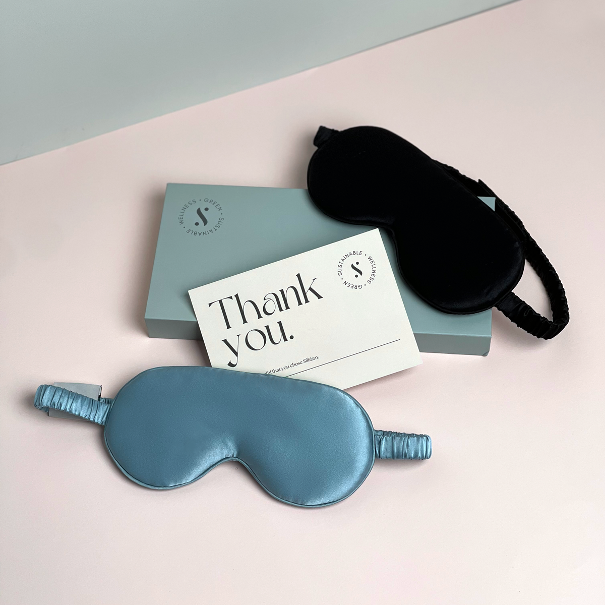 Silk Sleep Mask - Jet Black