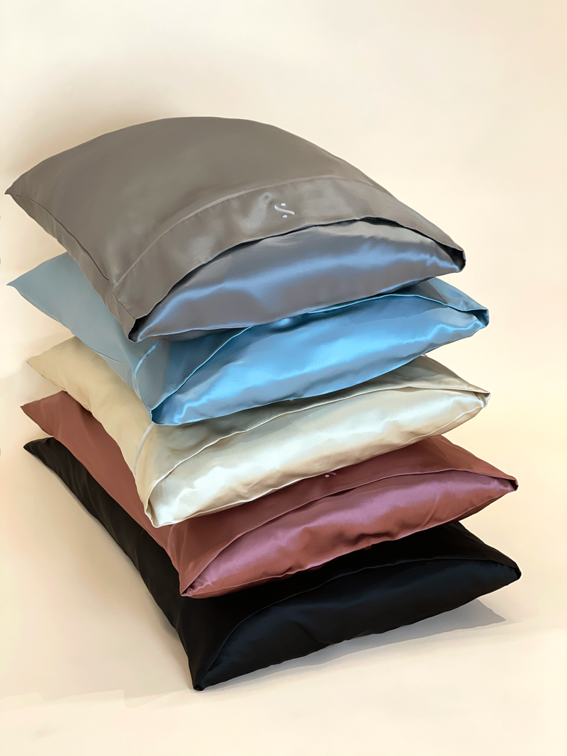 Silk Pillowcase - Ash Rose