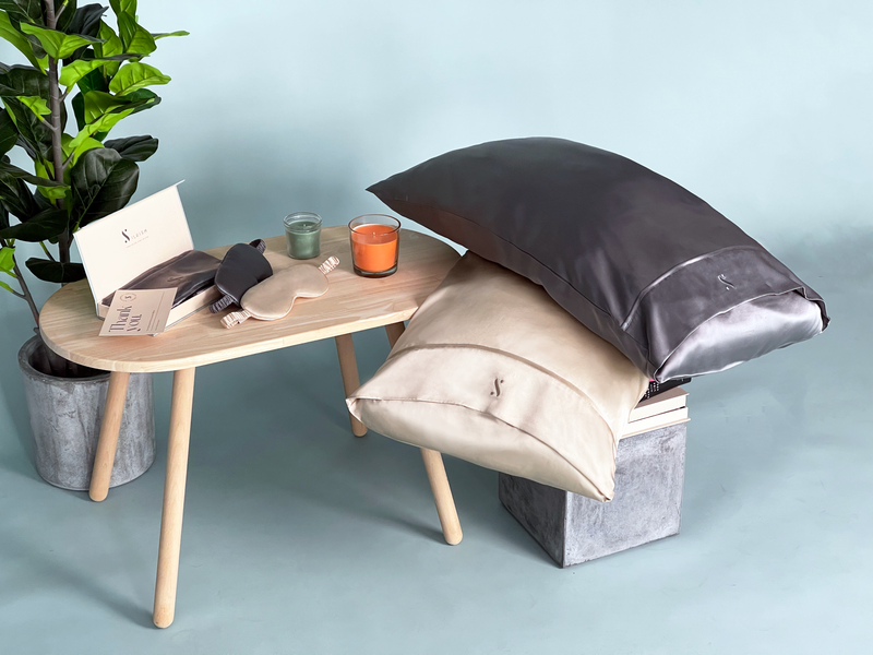 Silk Pillowcase - Gull