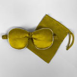 Ribbon Eye Mask - Chartreuse