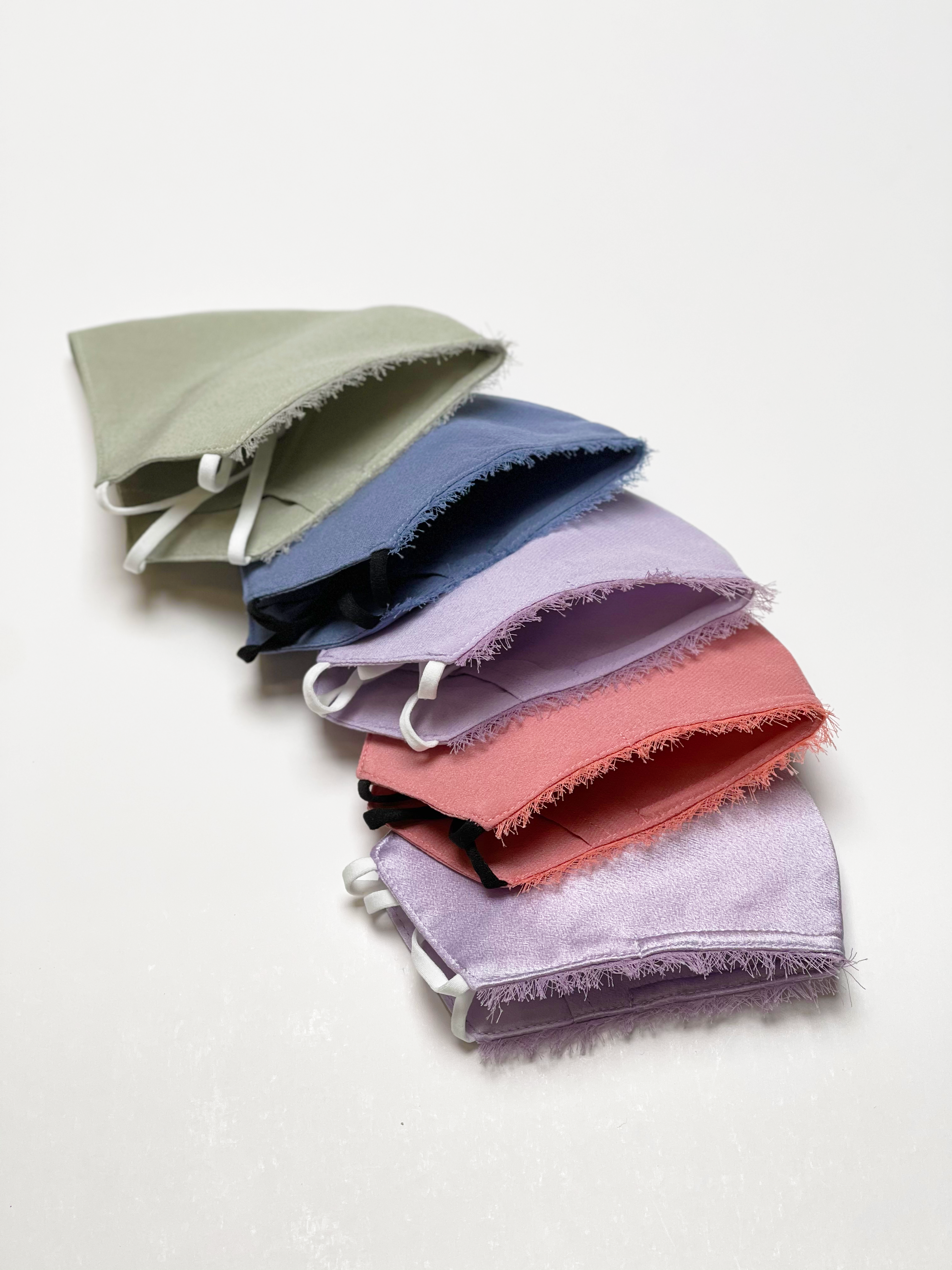 Mitten - Moss Grey Satin