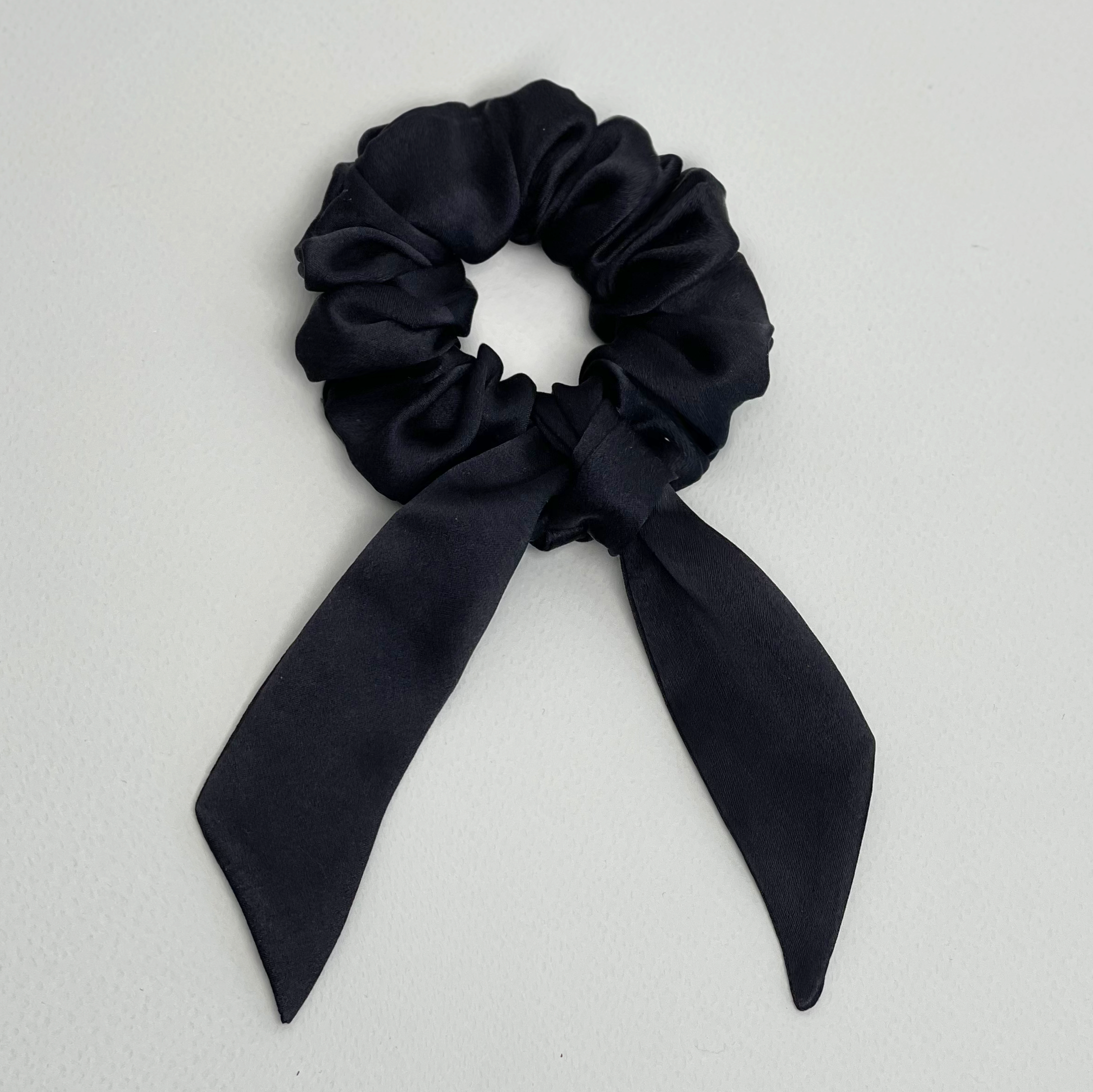 Silk Scrunchie - Black
