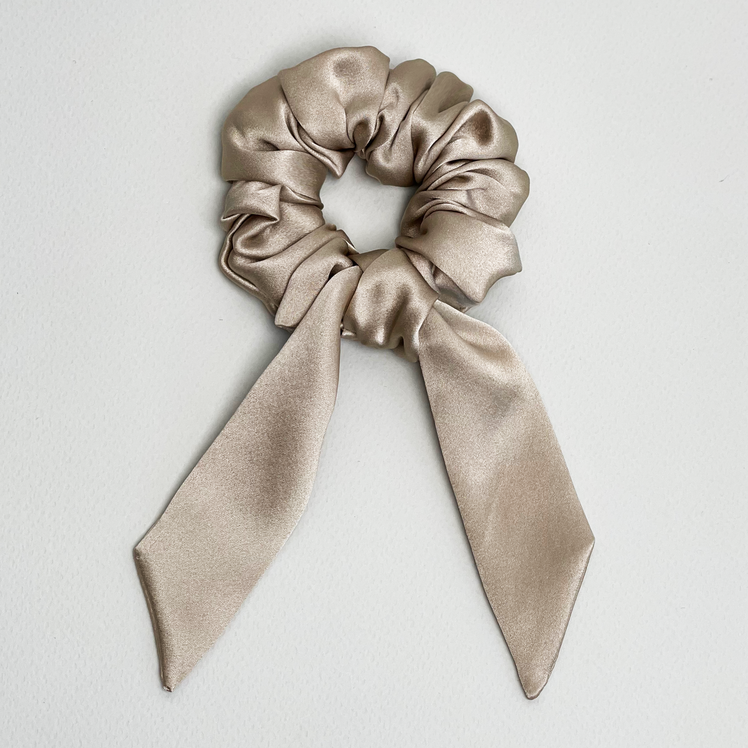 Silk Scrunchie - Fog