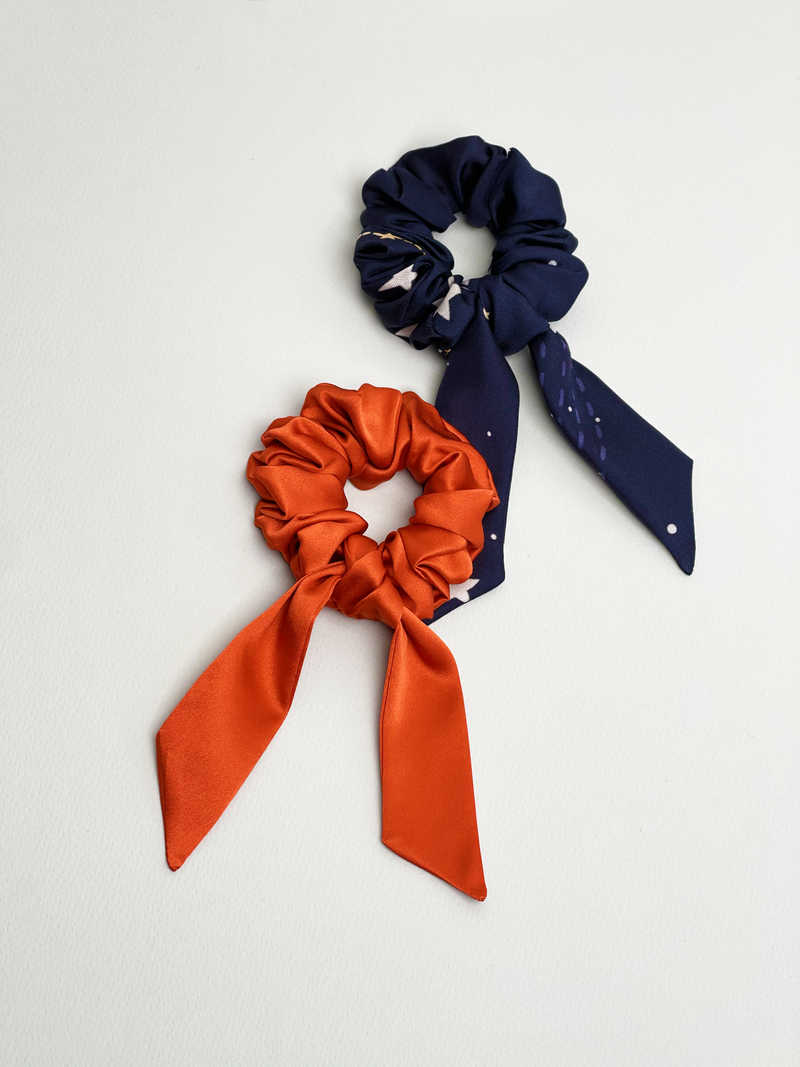 Silk Scrunchie - Starry Night