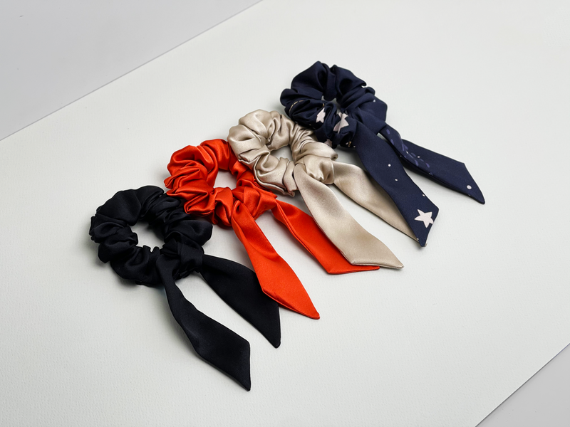 Silk Scrunchie - Tigerlily