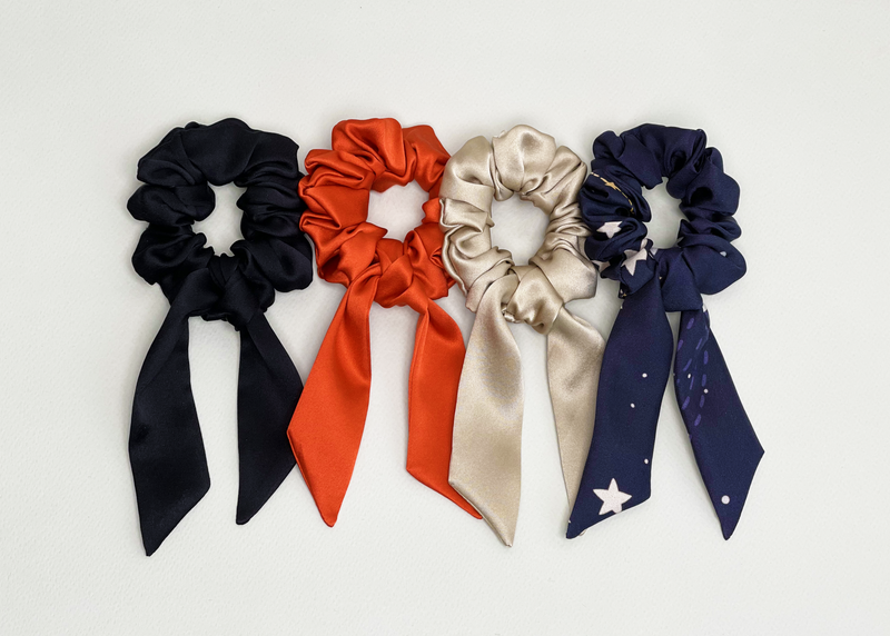 Silk Scrunchie - Tigerlily