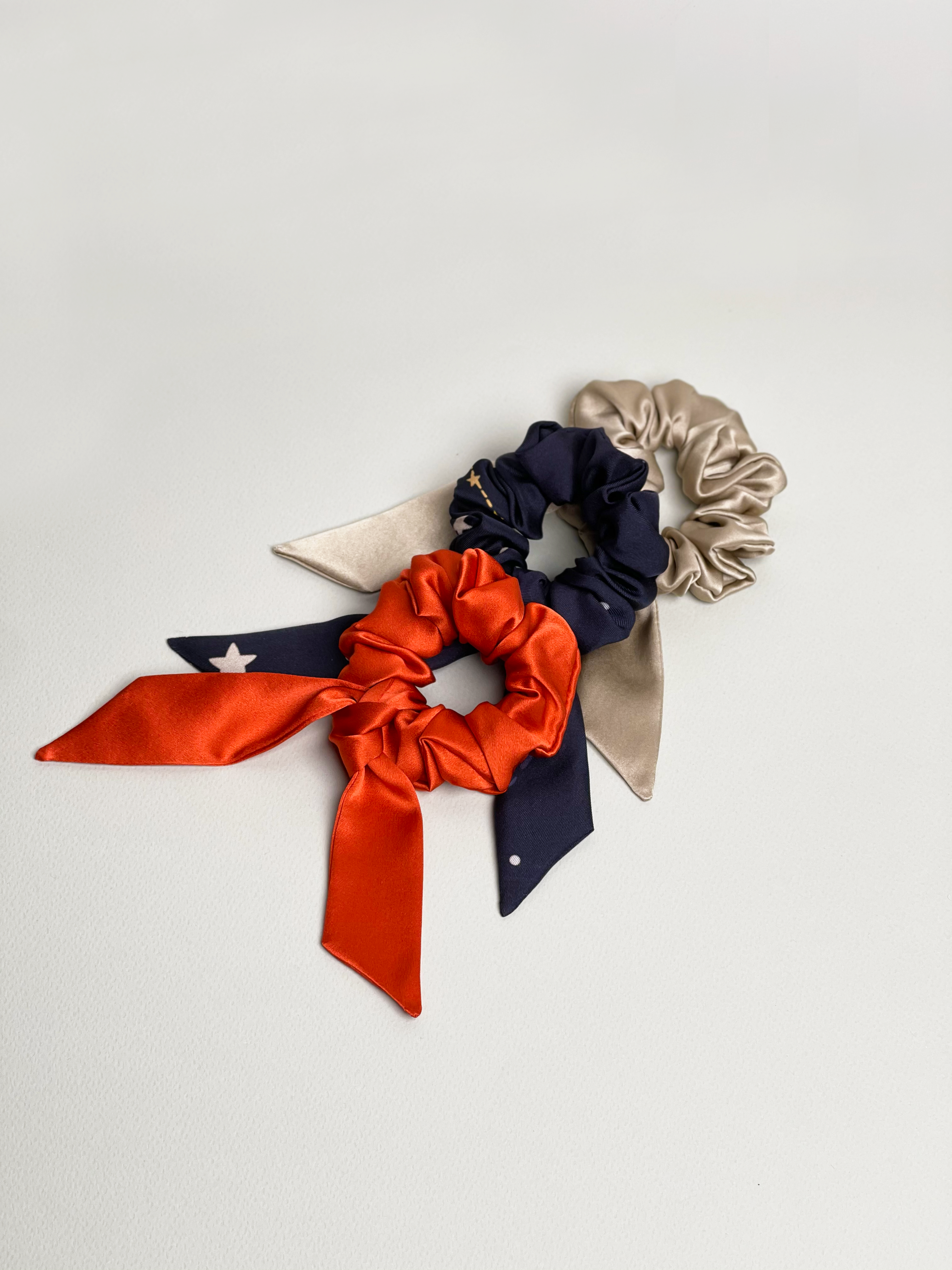 Silk Scrunchie - Starry Night