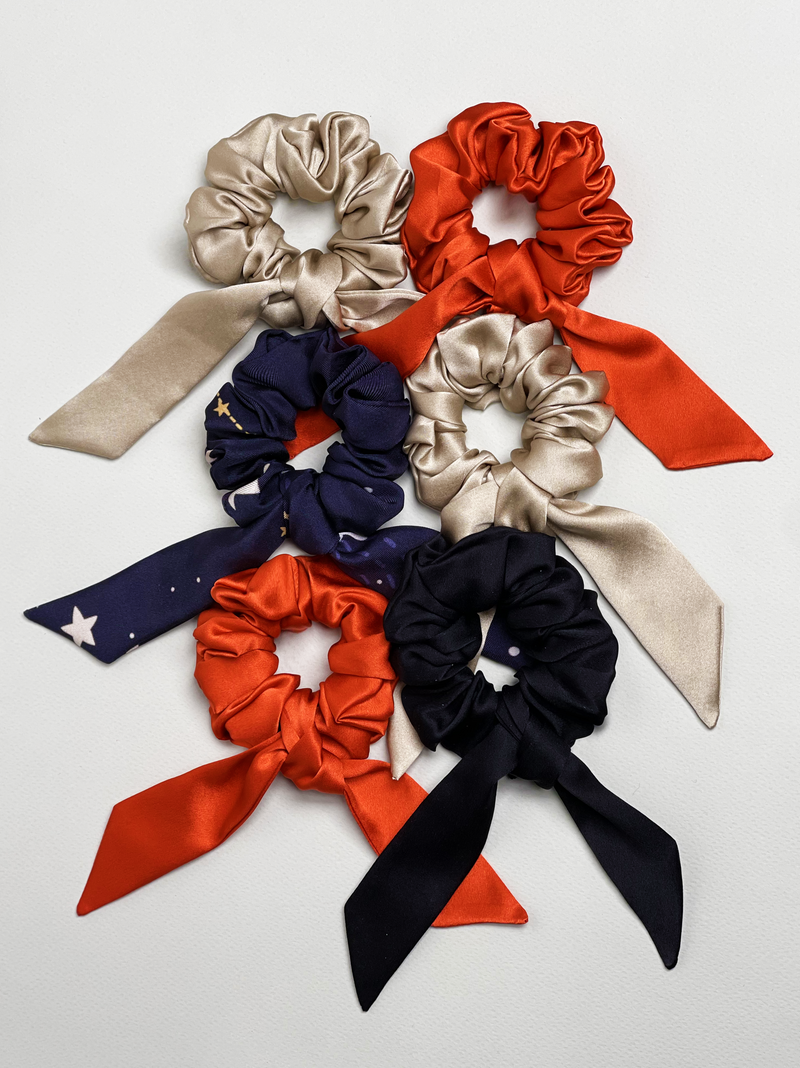 Silk Scrunchie - Starry Night