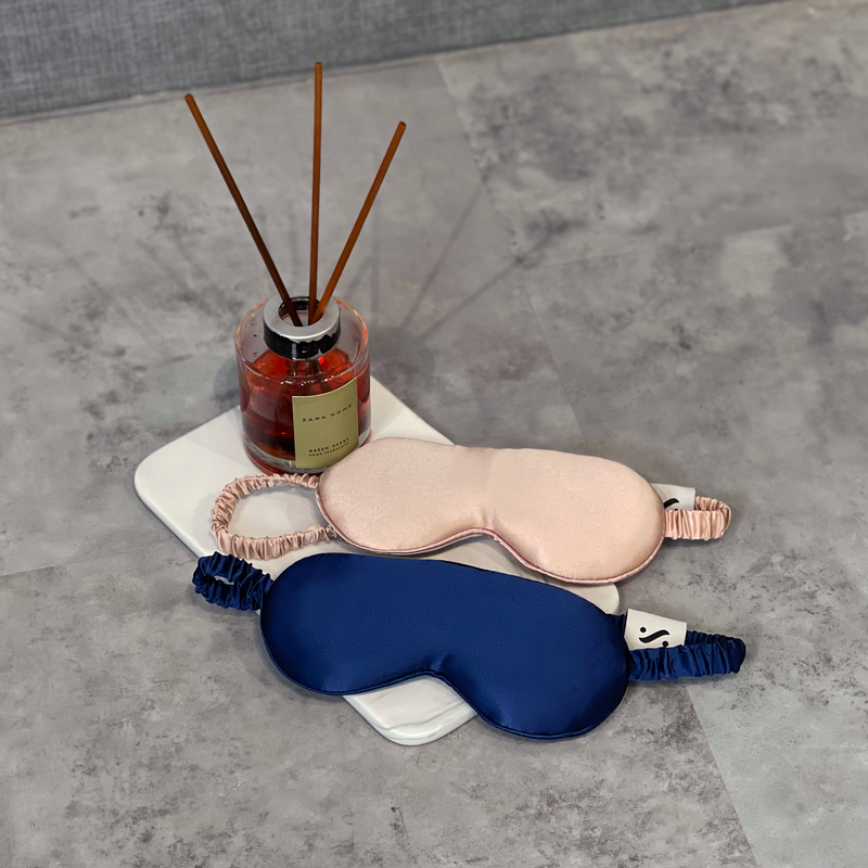 Silk Sleep Mask - Medieval Blue