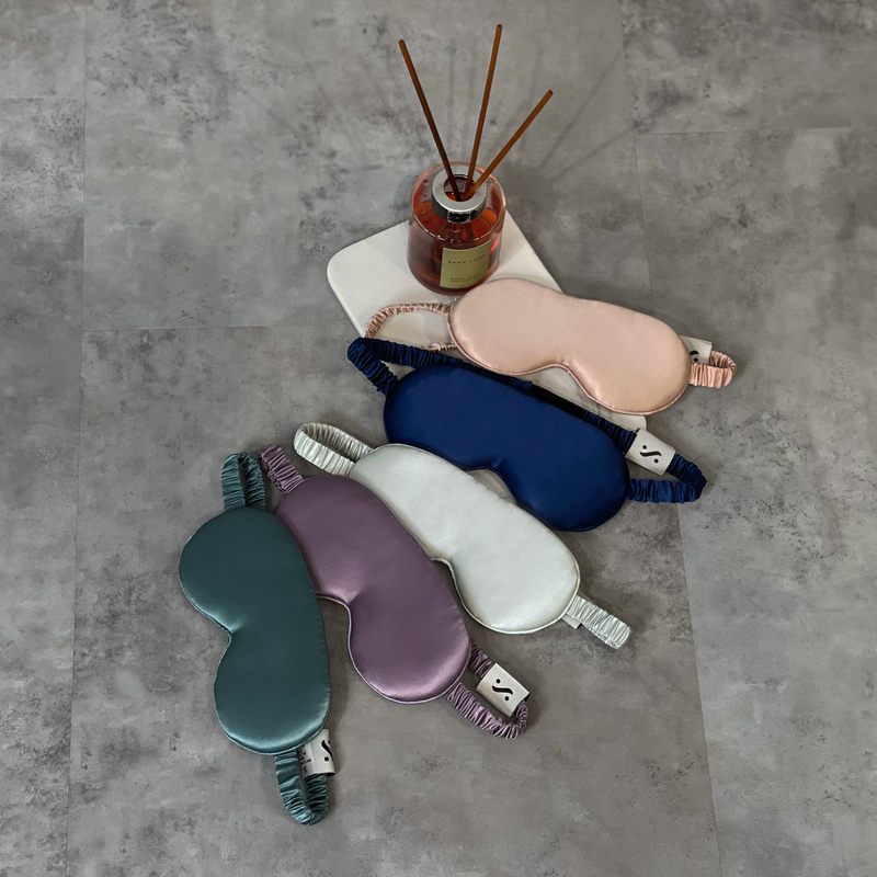 Silk Sleep Mask - Chino Green