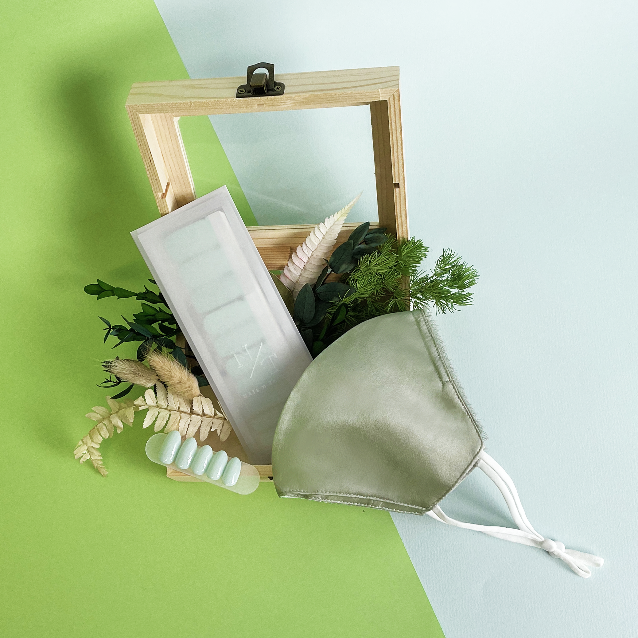 Silkism X Nail n Things Beauty Bundle - Moss Grey