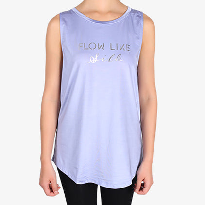 Flow like silk T-shirt - Lilac