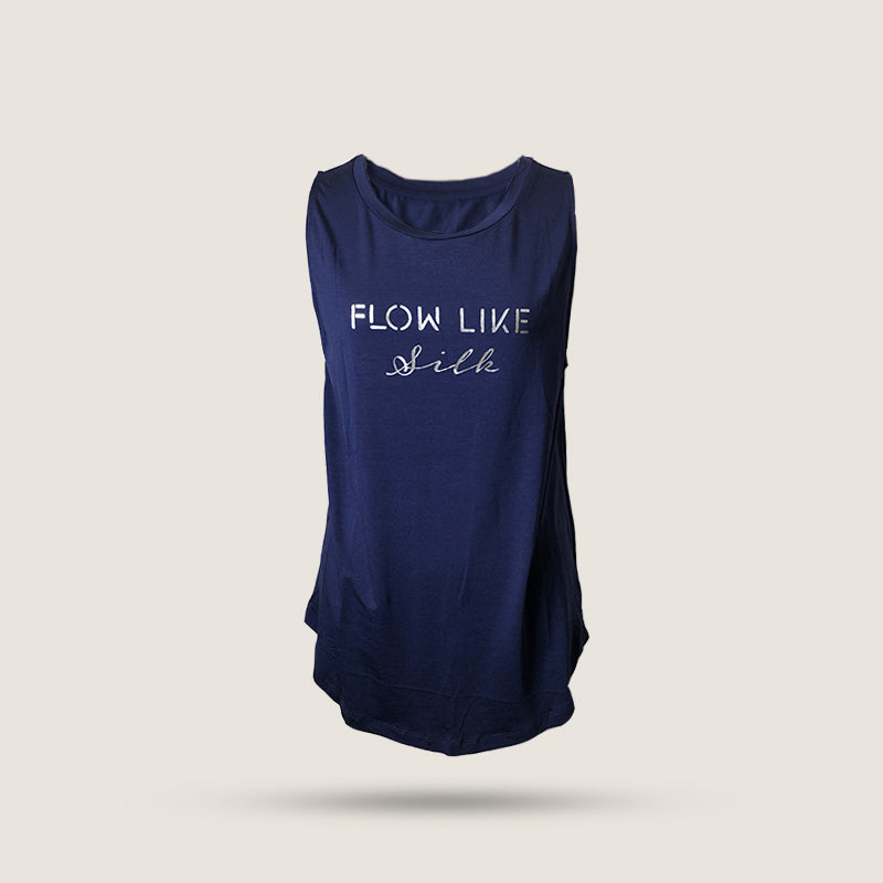 Flow like silk T-shirt - Navy