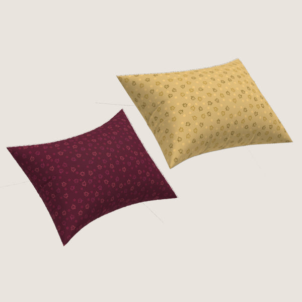 Pillowcase - Money Ox Burgundy