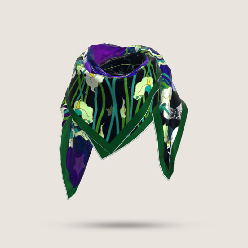 Zodiac silk scarves - Taurus