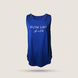 Flow like silk T-shirt - Blue