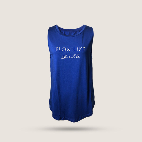 Flow like silk T-shirt - Blue